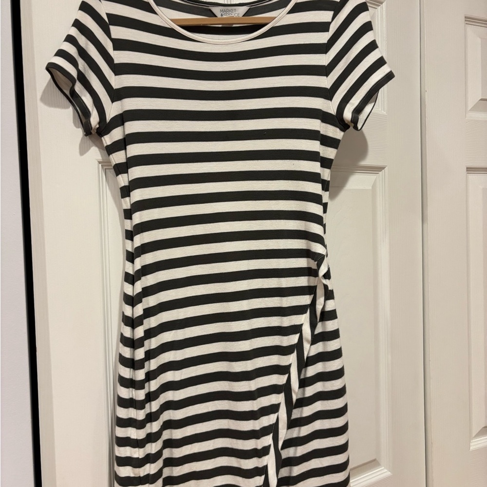 Market & Spruce  Striped Mini Dress L